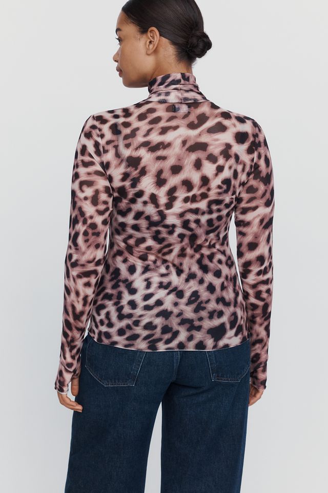 AFRM Zadie Mesh Mock Neck Top #5