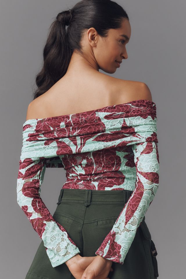 AFRM Maxine Crochet Lace Bodysuit #1