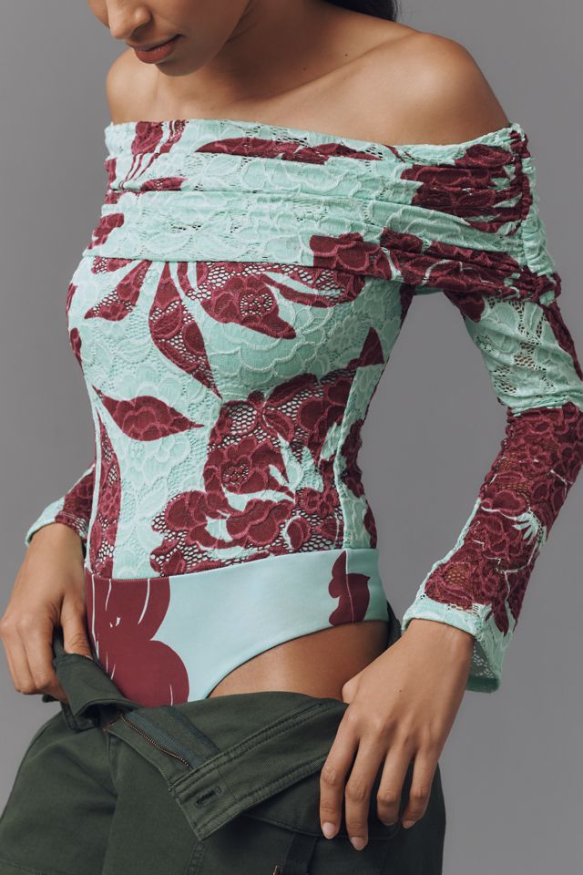 AFRM Maxine Crochet Lace Bodysuit #3