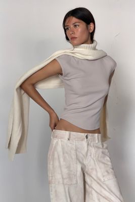 Maeve Betty Crew Neck Baby Muscle Tee