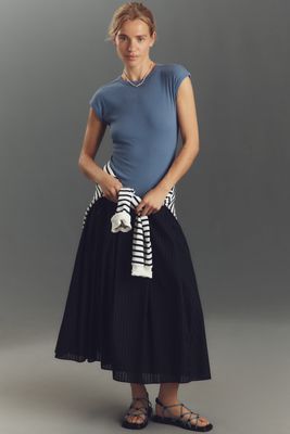 The Betty Crew-Neck Baby Muscle Tee by Maeve