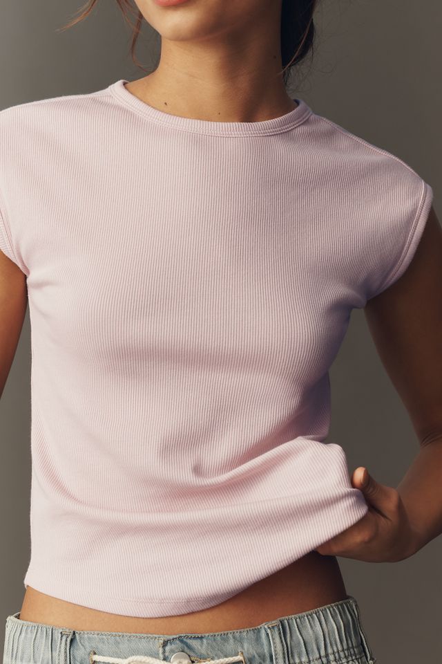 Maeve Betty Crew Neck Baby Muscle Tee #3