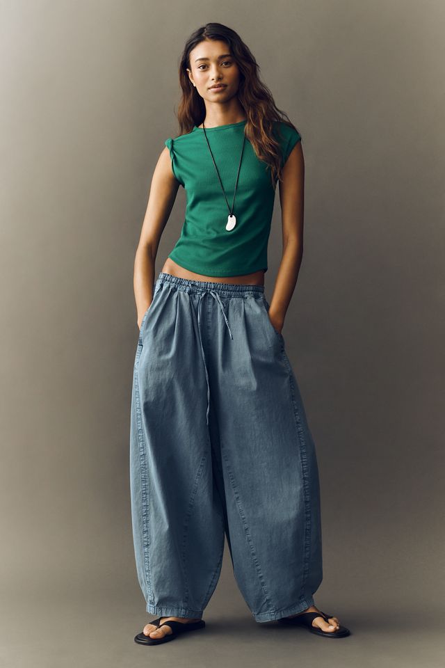 Maeve Betty Crew Neck Baby Muscle Tee #4