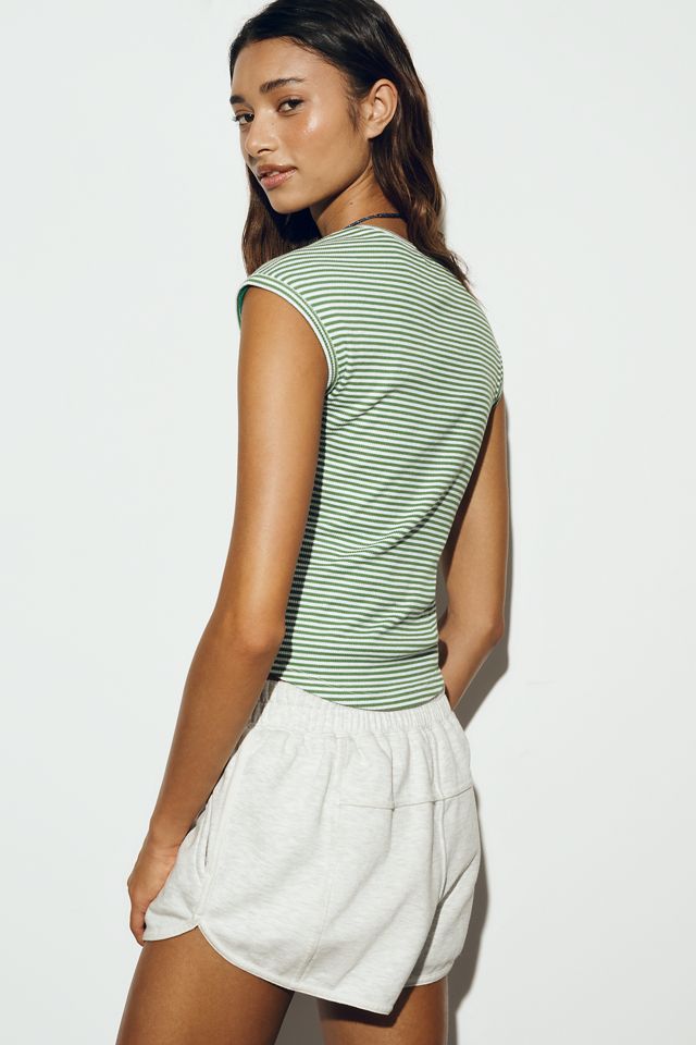 Maeve Betty Crew Neck Baby Muscle Tee  #4