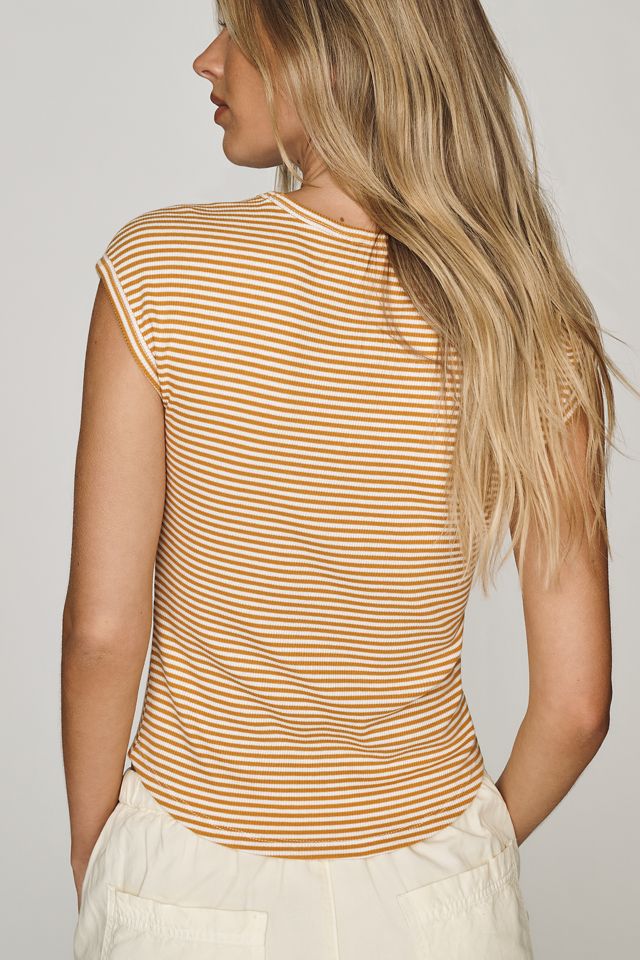 Maeve Betty Crew Neck Baby Muscle Tee #3