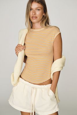 Maeve Betty Crew Neck Baby Muscle Tee