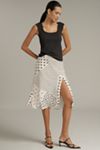 Maeve Lace-Trim Cap-Sleeve Shirt