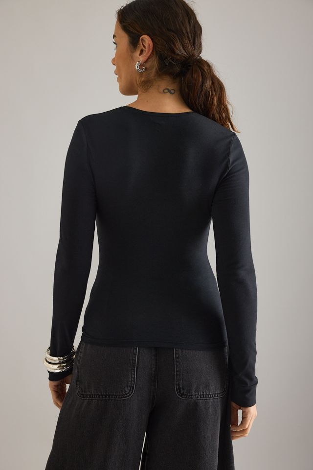 Maeve The Saturday Scoop V-Neck Tee #5