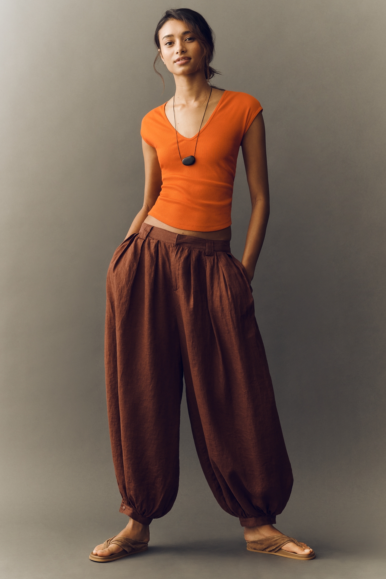 Betty V-Neck Short-Sleeve Tee by Maeve