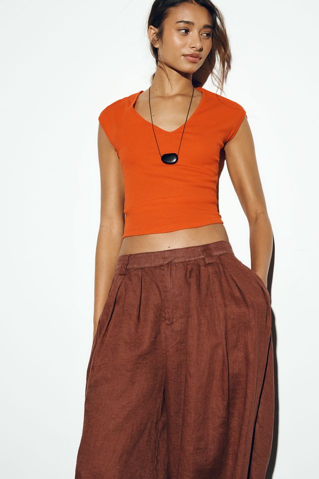 Maeve Betty V-Neck Baby Muscle Tee #2