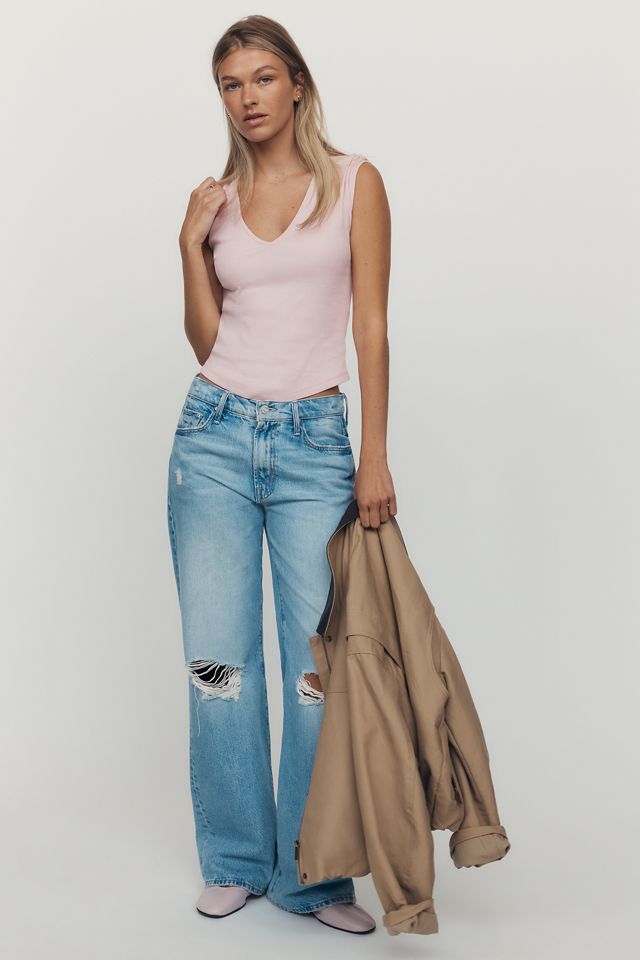 Maeve Betty V-Neck Baby Muscle Tee #1