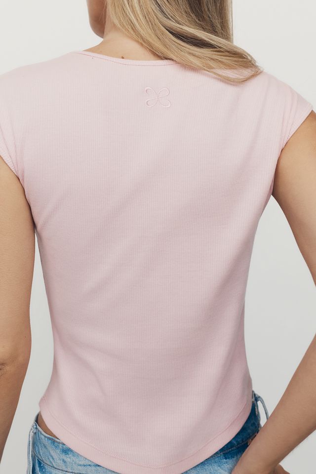 Maeve Betty V-Neck Baby Muscle Tee #3