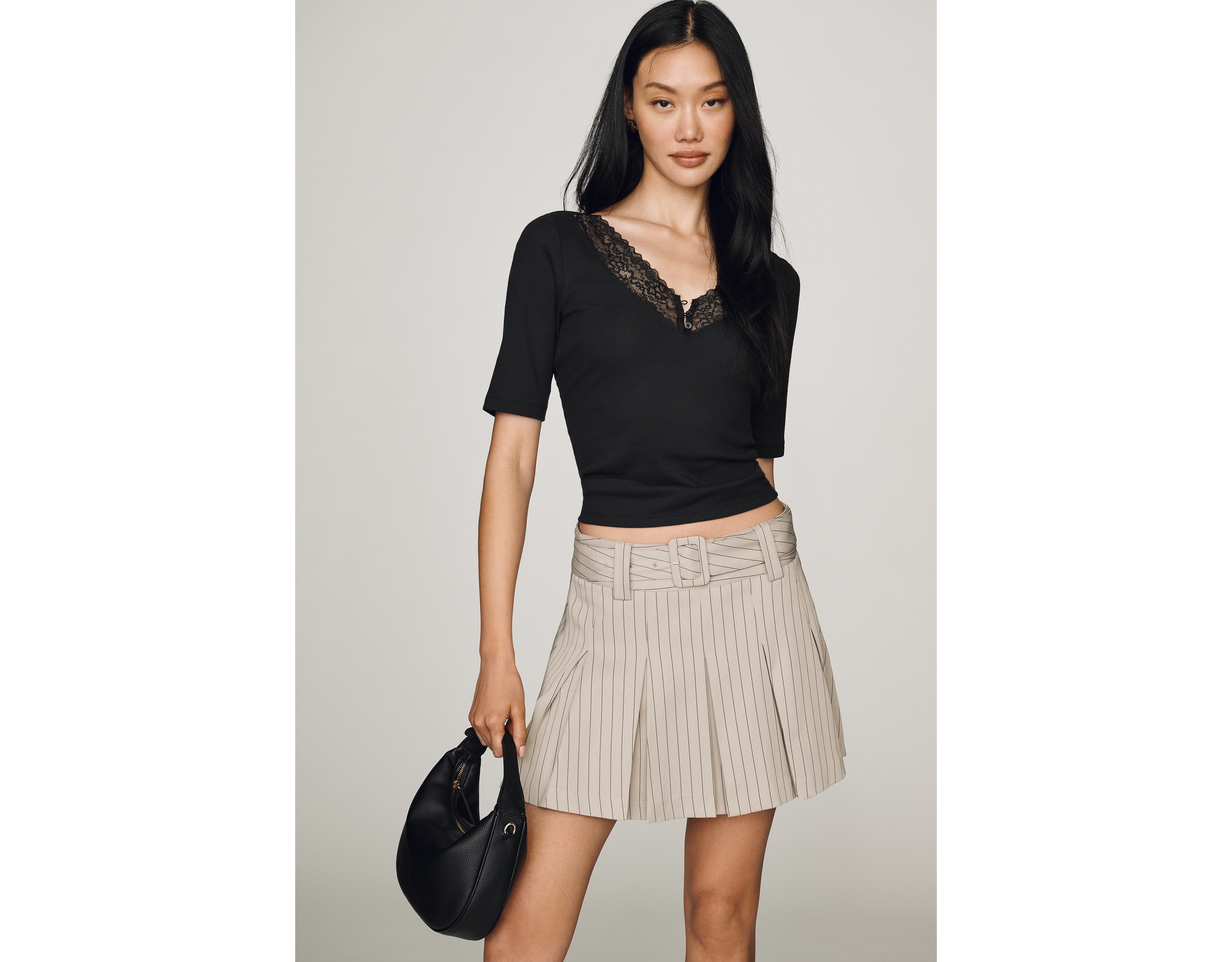 Maeve V-Neck Henley T-Shirt