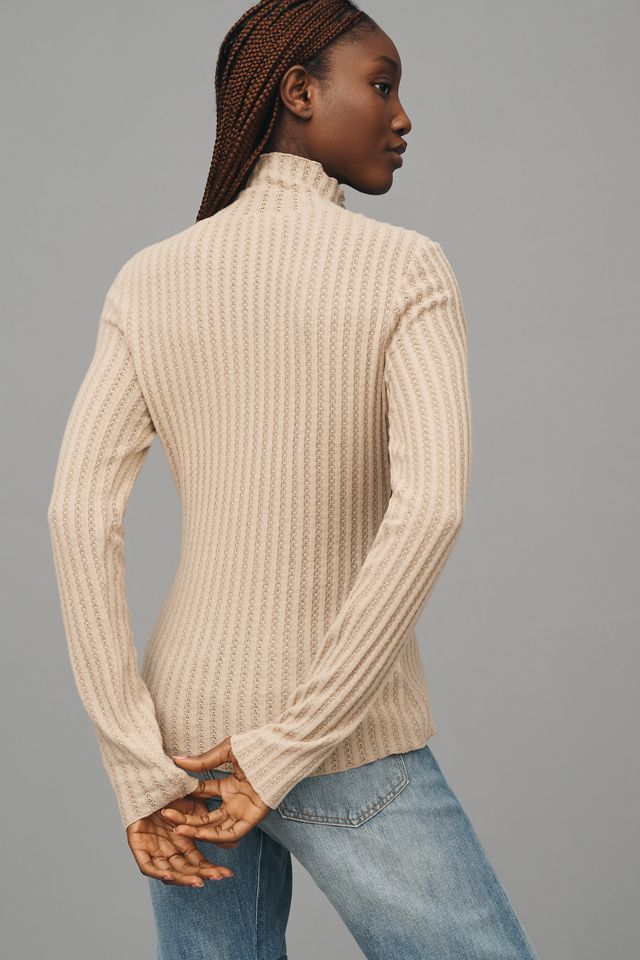 Pilcro Long-Sleeve Turtleneck Knit Layering Top #1