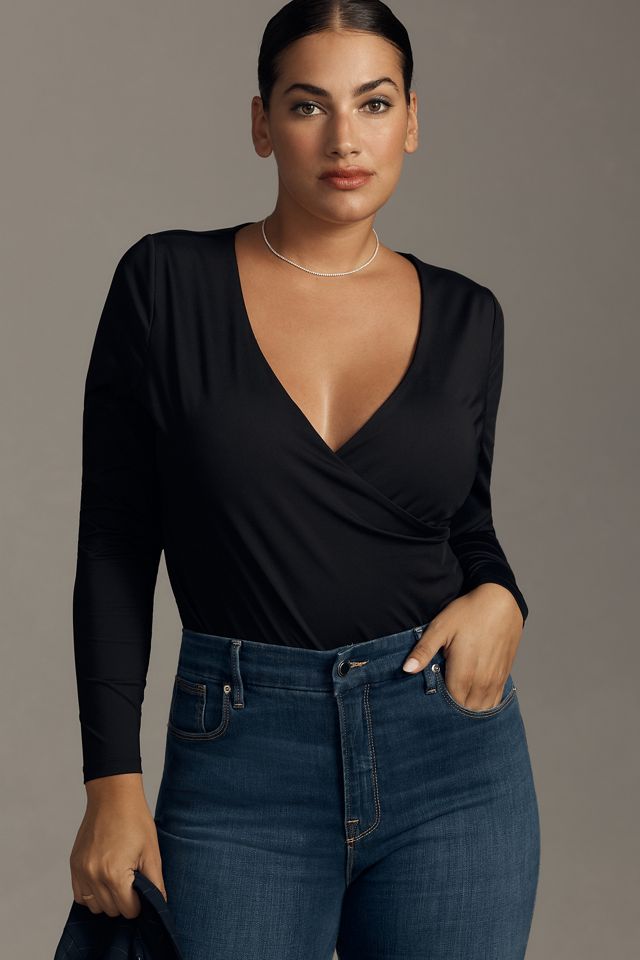 Second Skin by RD Style Elodie Wrap Bodysuit #4