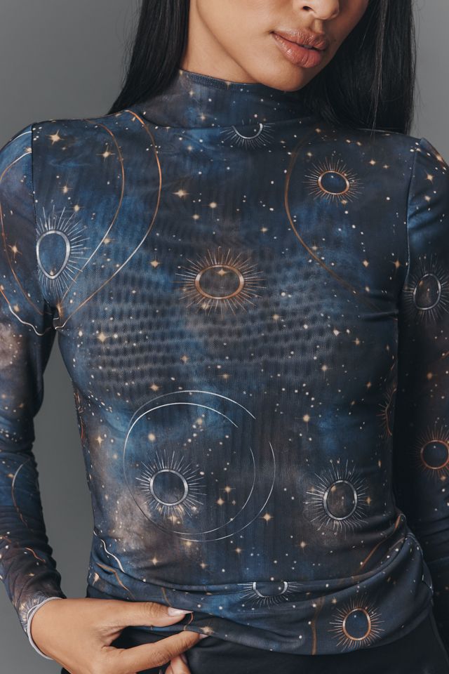 Avec Les Filles Long-Sleeve Mock-Neck Top #2