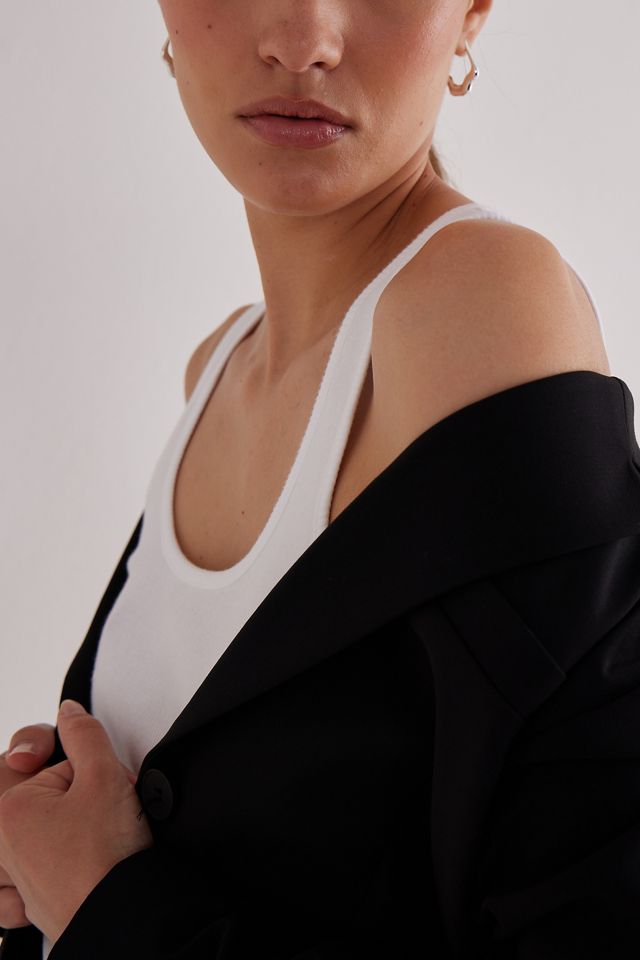 Levi's Camiseta sin mangas de algodón con cuello de cuchara #3