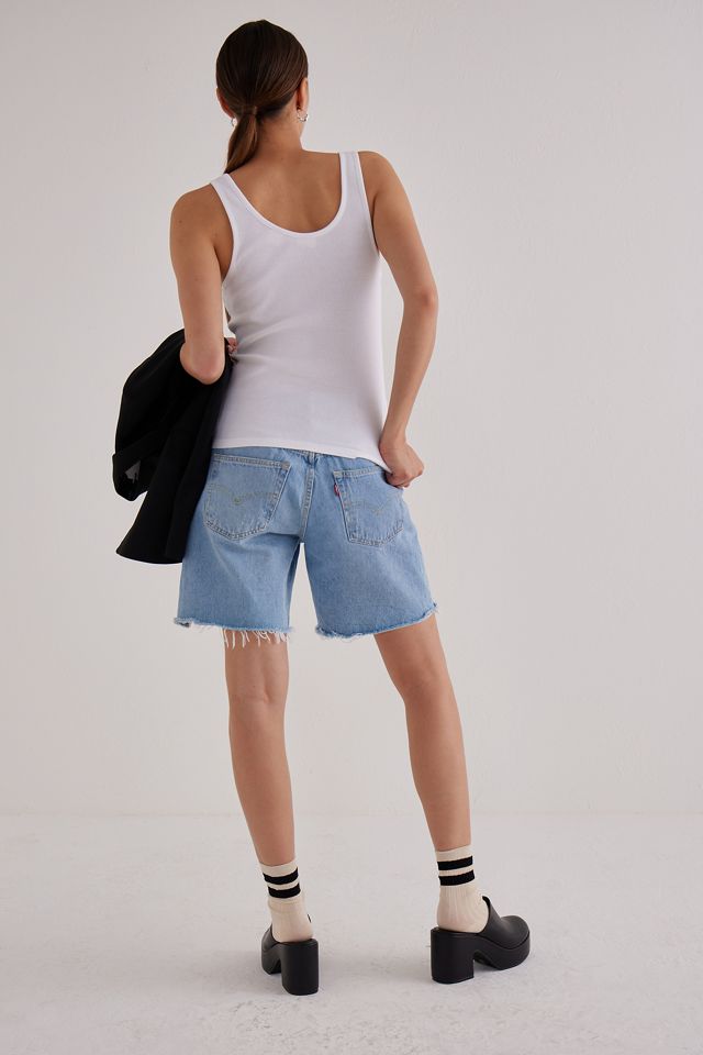 Levi's Camiseta sin mangas de algodón con cuello de cuchara #5