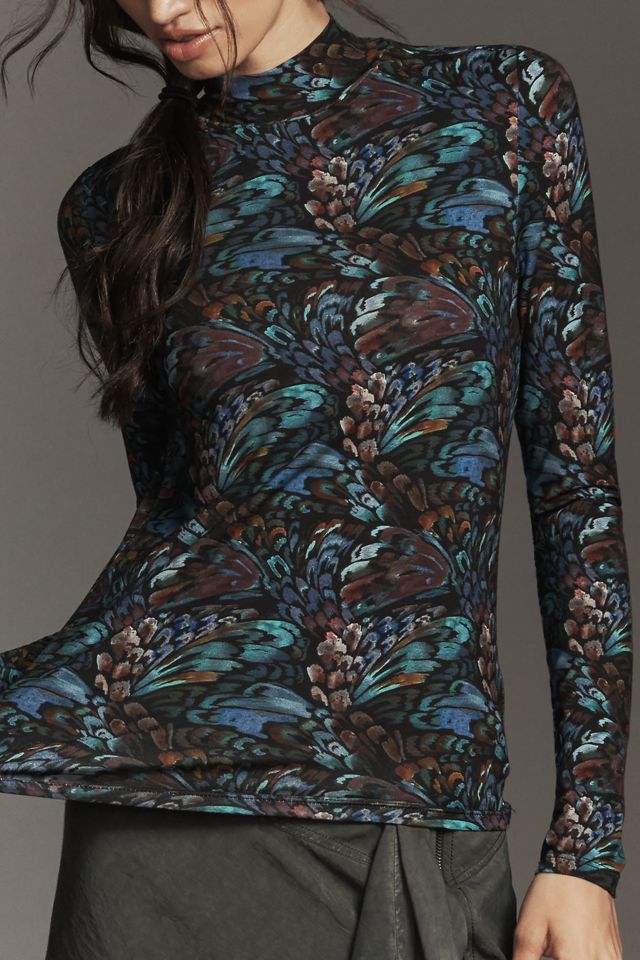 Scotch & Soda Long-Sleeve Allover Printed Top #1