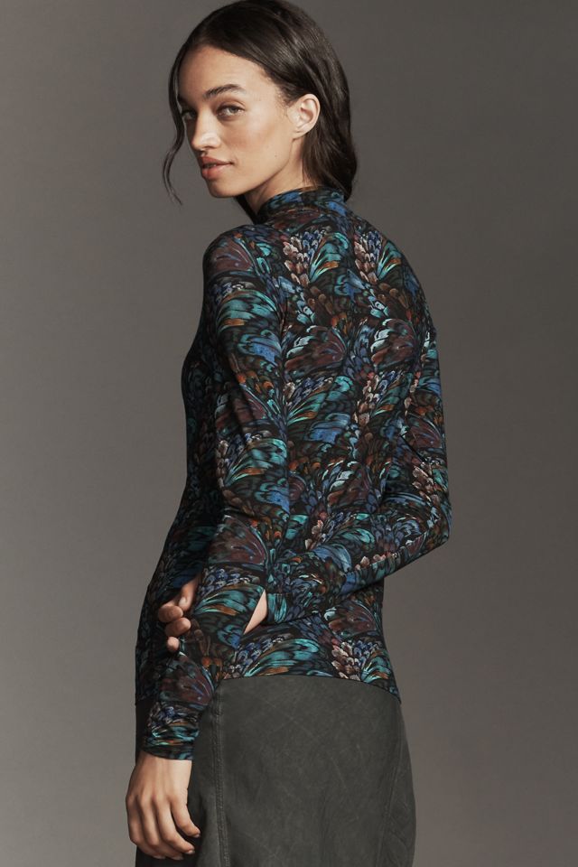 Scotch & Soda Long-Sleeve Allover Printed Top #3