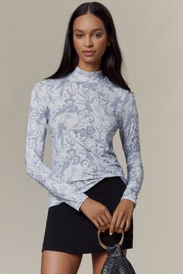 Scotch & Soda Long-Sleeve Allover Printed Top