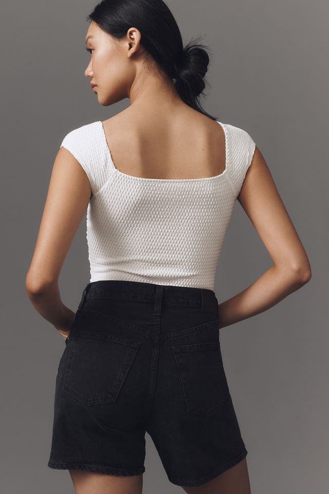 ASTR The Label Ninette Plunge Ruched Bodysuit #3