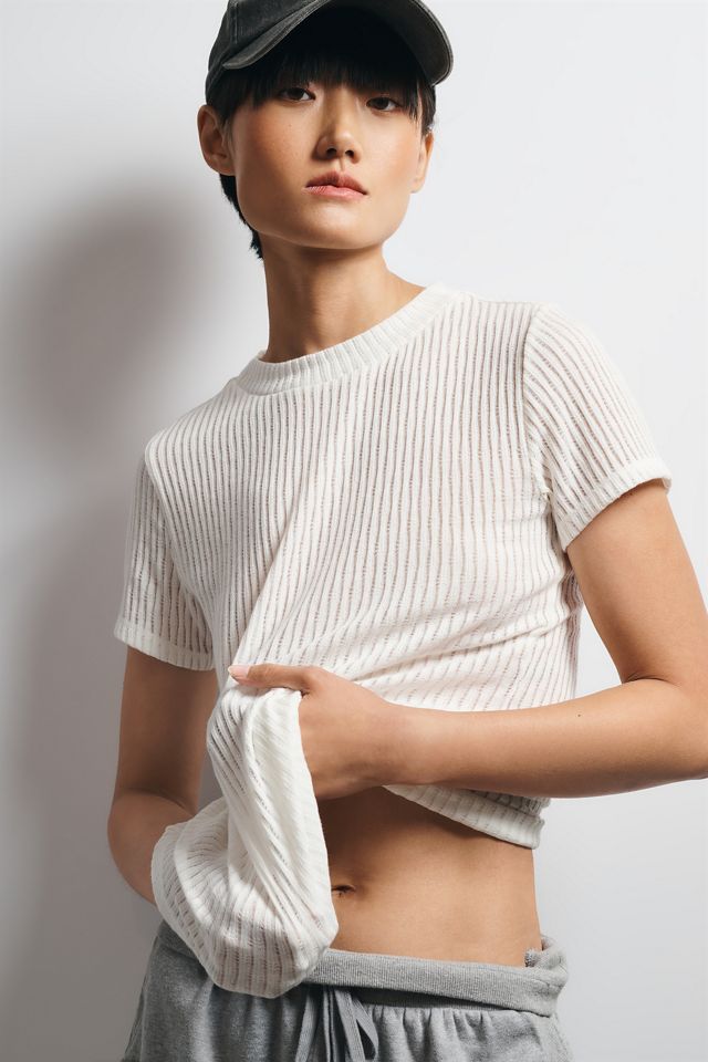 Pilcro Sheer Tee #1