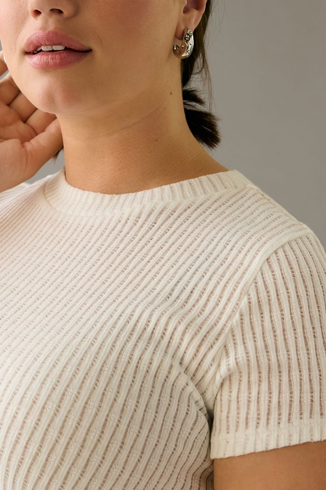 Pilcro Sheer Tee #7