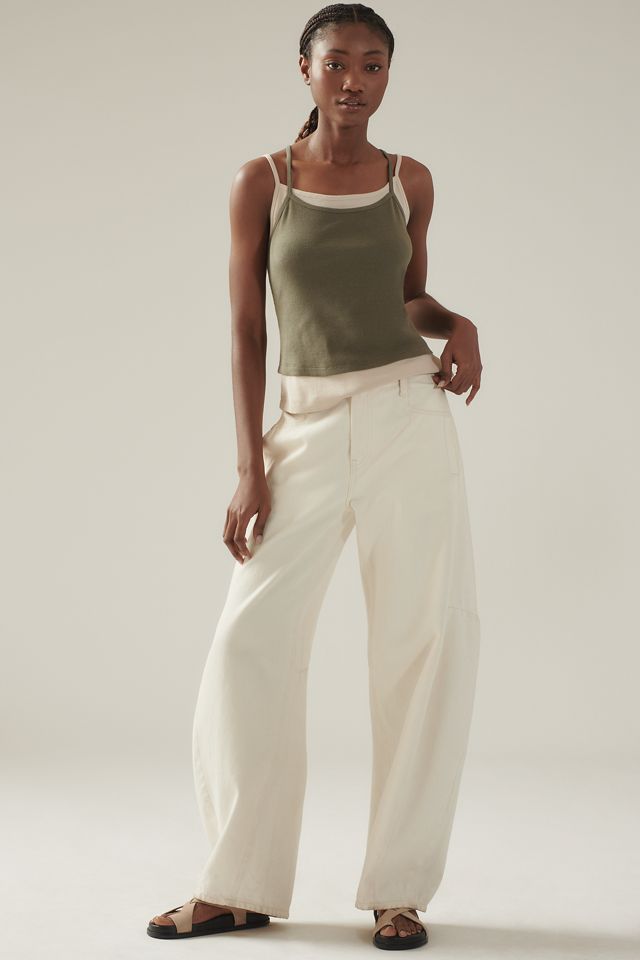 Pilcro Double-Layer Scoop-Neck Crop Tank #2