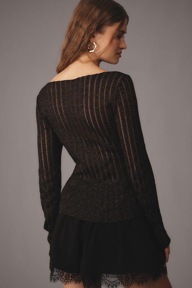 Pilcro Perfect Layering Knit Tee #1