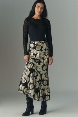 By Anthropologie Long-Sleeve Lace Mix Top