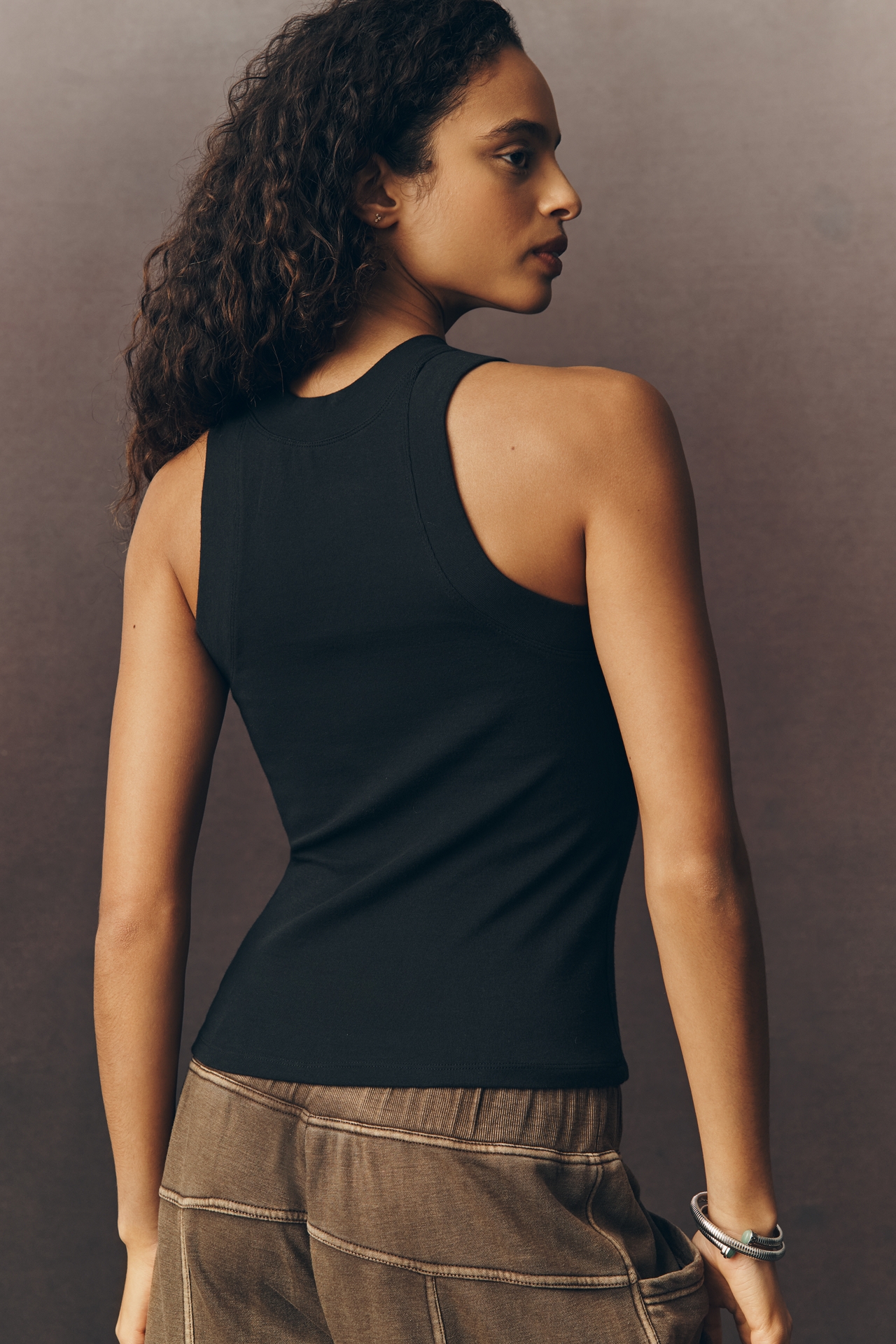 Pilcro High-Neck Tank Top