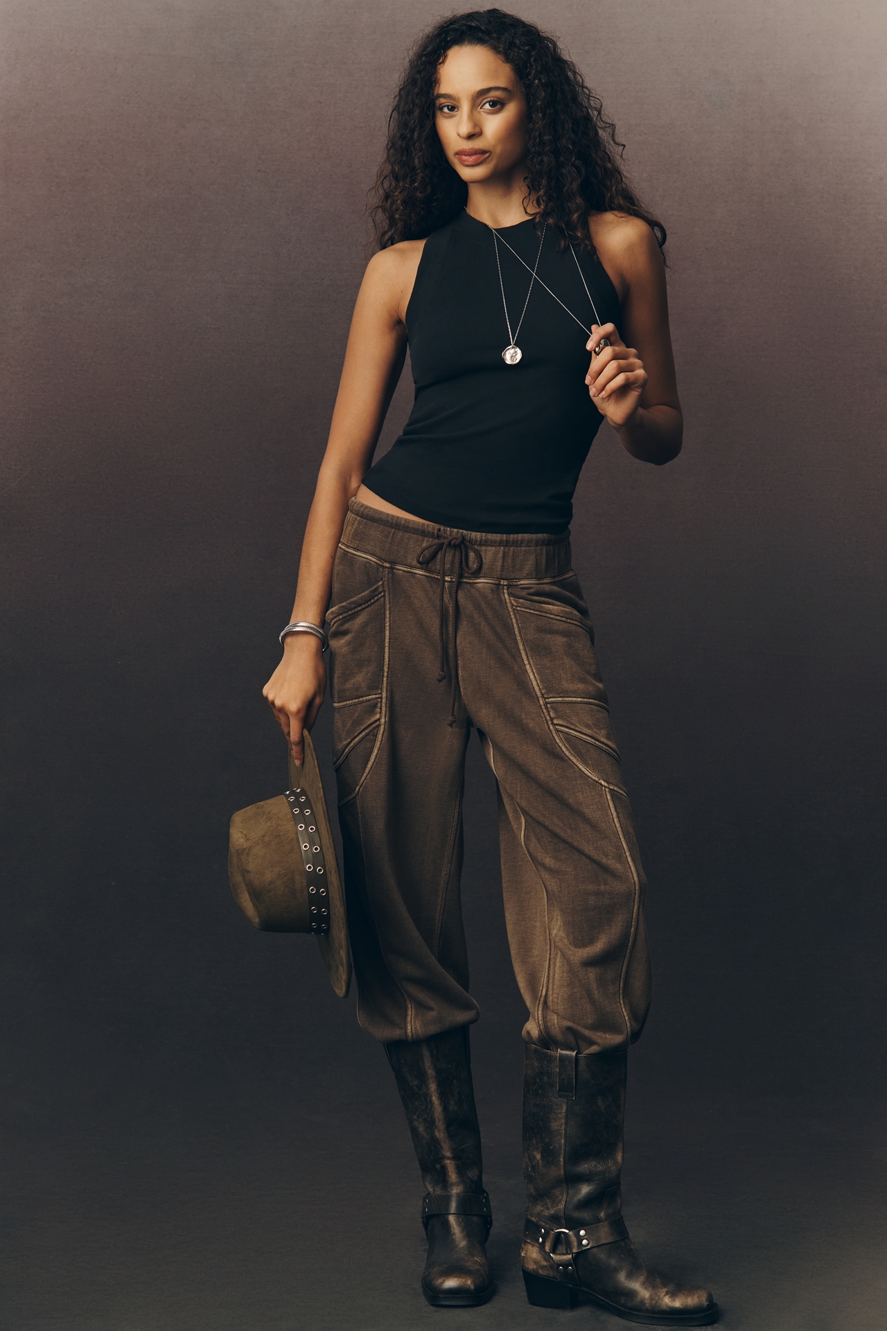 Pilcro High-Neck Tank Top