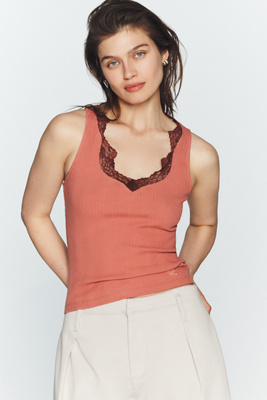 Lace V-Neck Tank Top