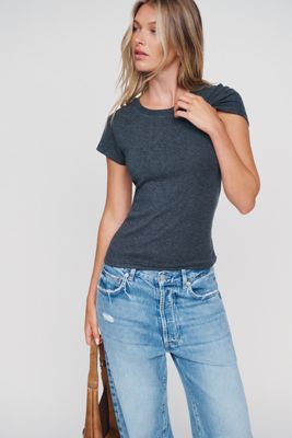 By Anthropologie Evan Wool Blend Baby Tee
