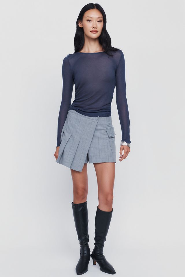 By Anthropologie Bruna Cashmere Modal Ribbed Top #3