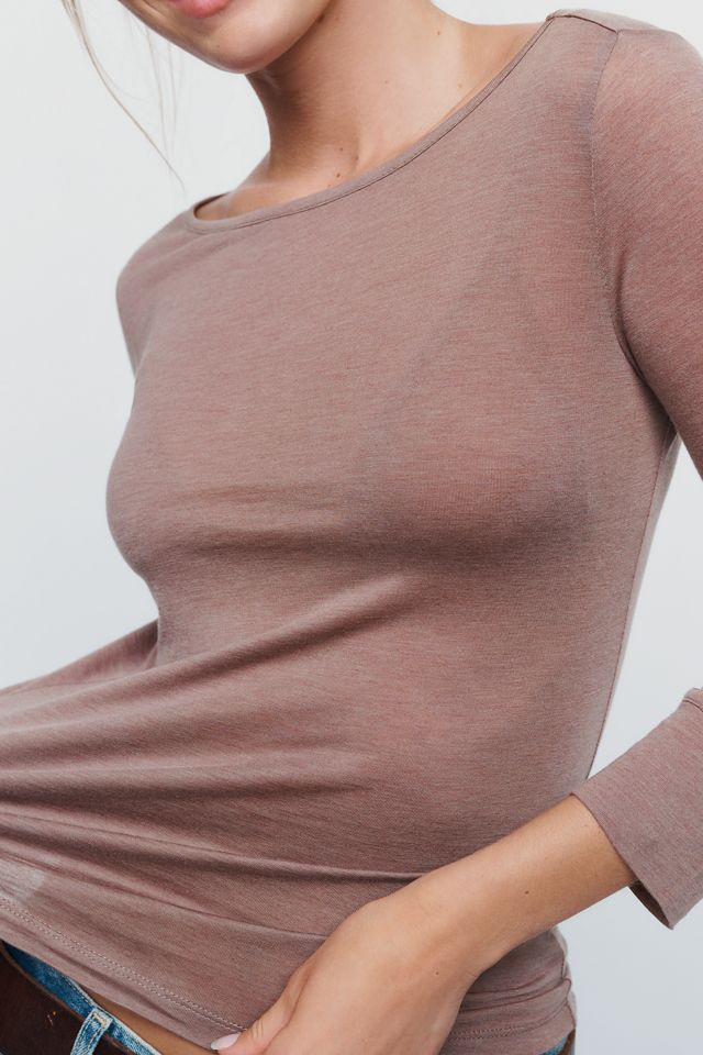 Pilcro Pearson Wool Bend Tissue Weight Top #2