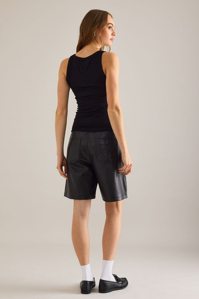 By Anthropologie Ribbed Scoop Tank Top #5