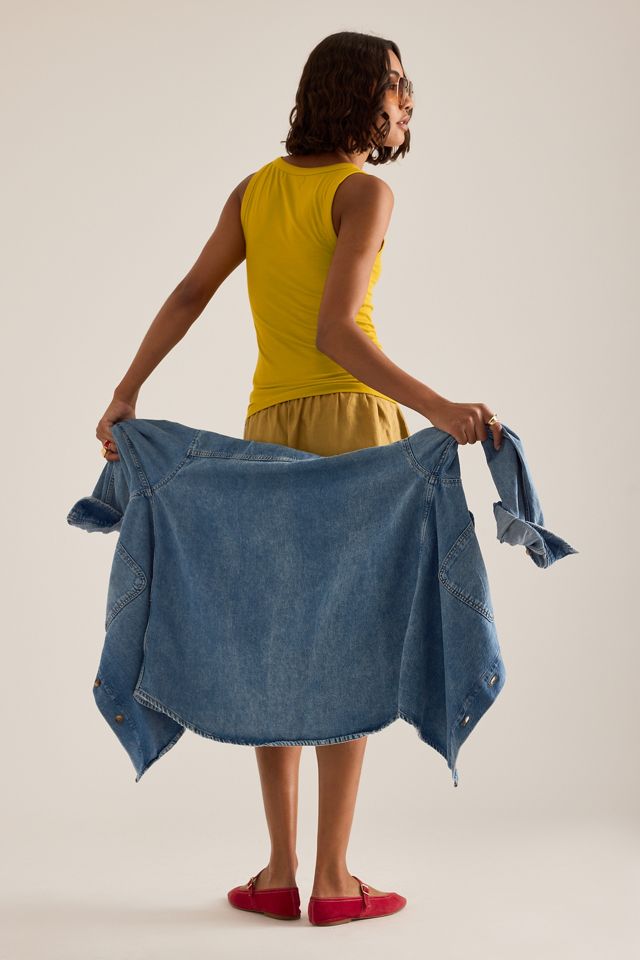 By Anthropologie Geripptes Tank Top mit Rundhalsausschnitt #4