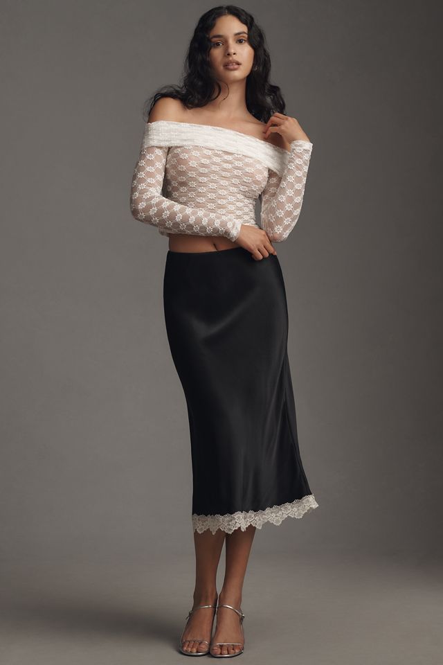 Bardot Adoni Off-The-Shoulder Lace Top #2