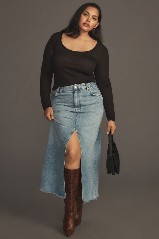 Maeve Long-Sleeve Scoop-Neck Top #6