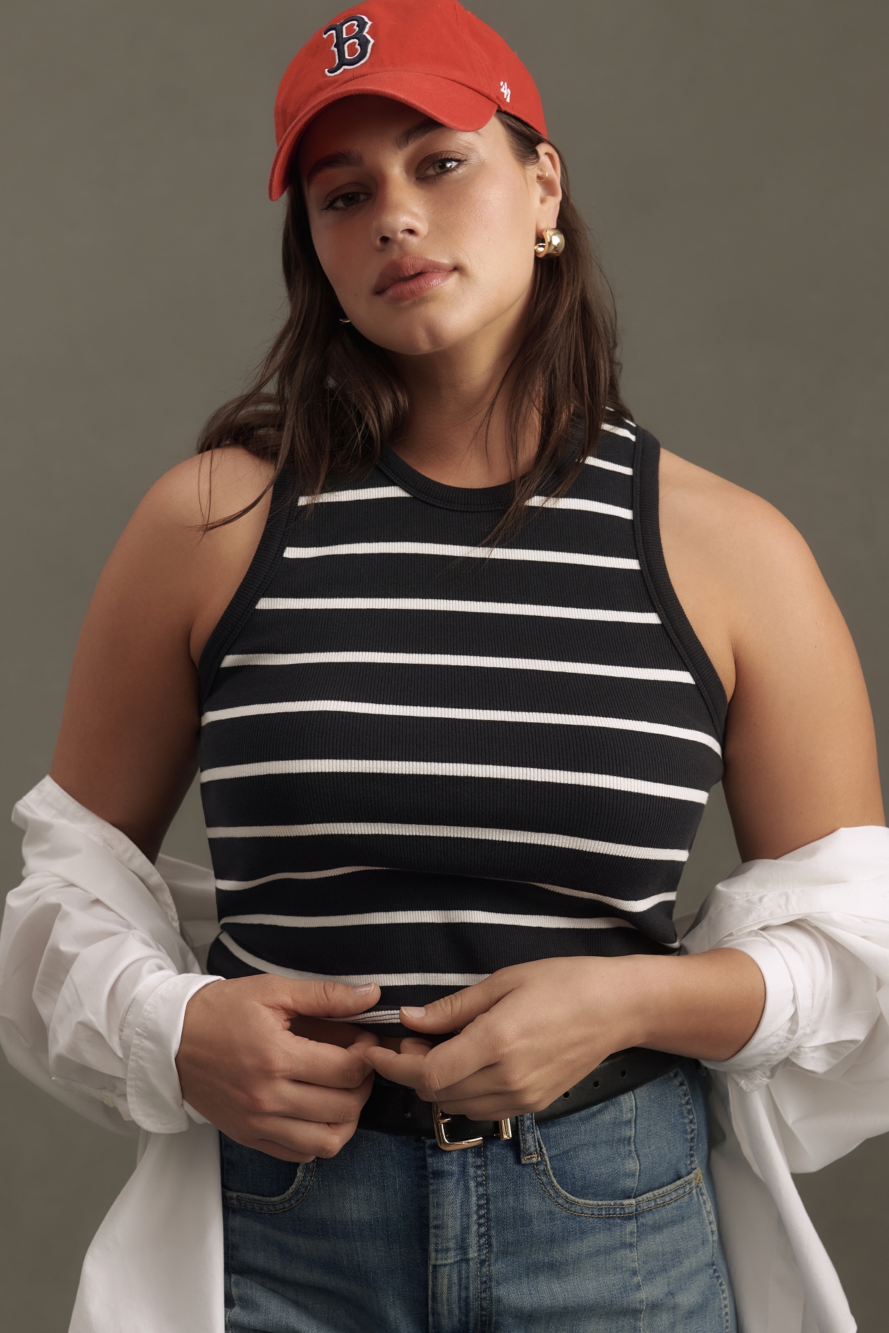 The Blair Baby Tee by Maeve: Sleeveless Cropped Racerback Edition