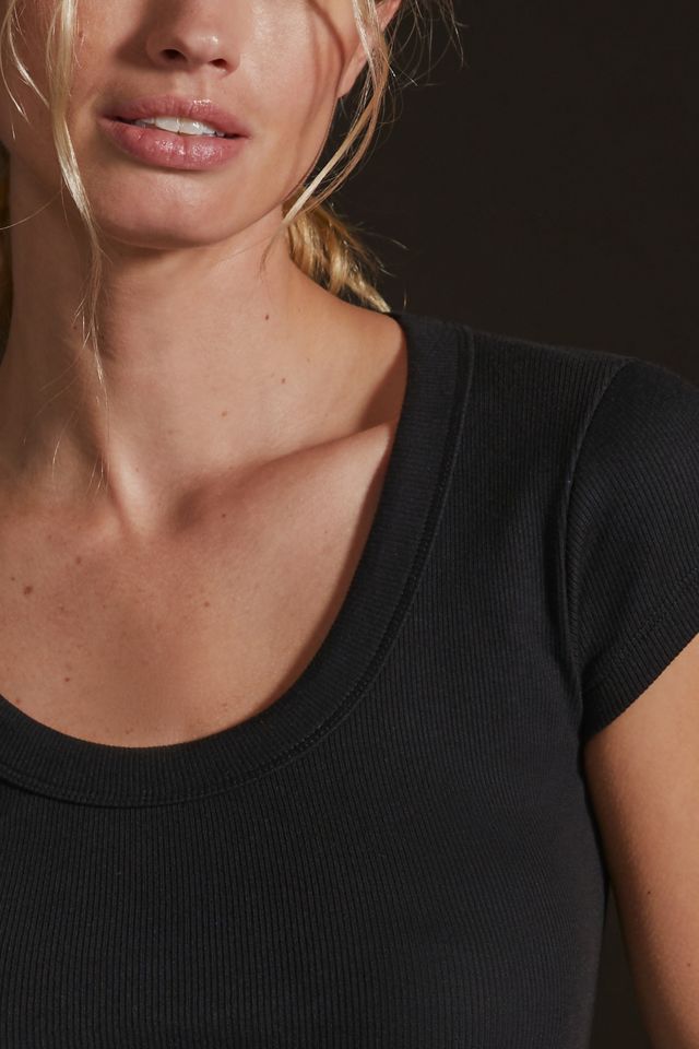 Pilcro Slim Scoop-Neck Tee #3