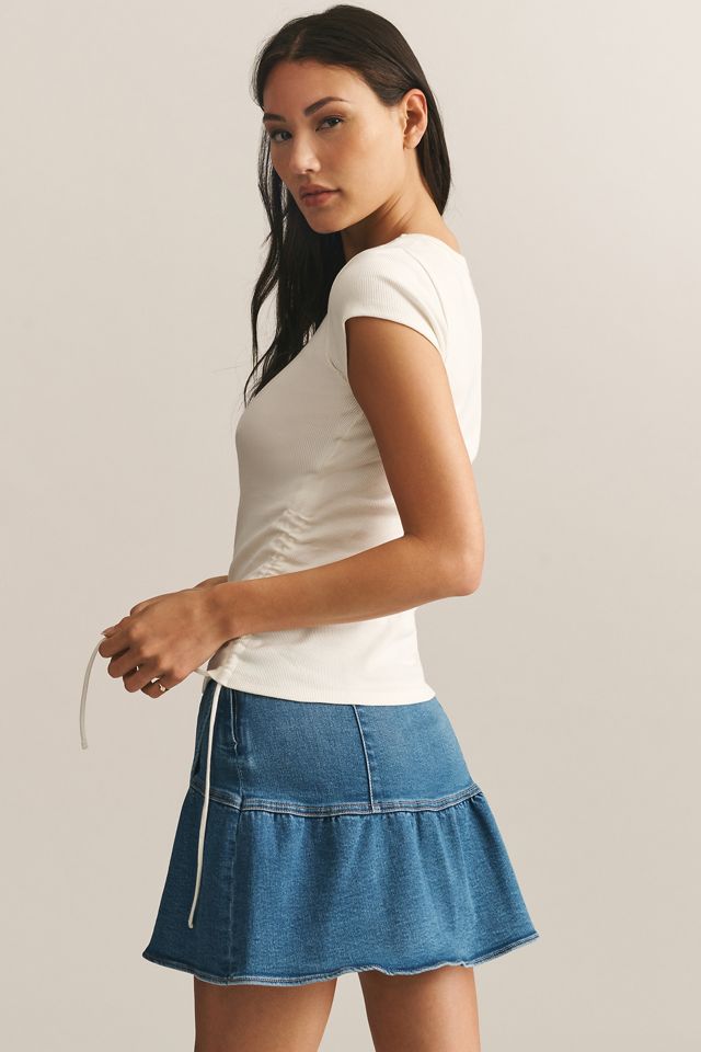 Maeve Ruched Tee #1