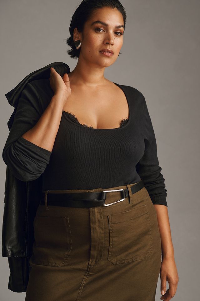 Maeve Long-Sleeve Scoop-Neck Top #4