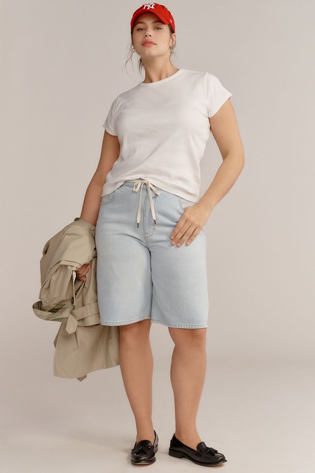 The Blair Stretch Cotton Short-Sleeve Baby Tee by Maeve #9