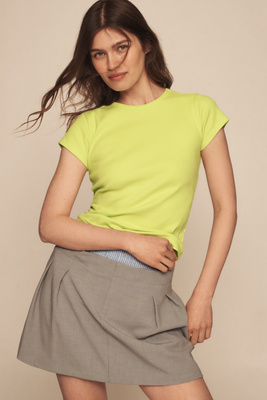 Maeve The Blair Baby Tee By  In Green