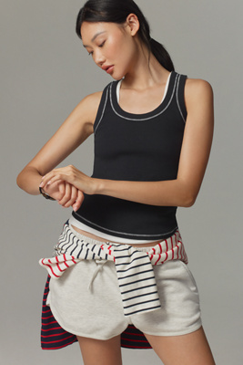 The Sunny Scoop-Neck Tank Top by Pilcro product page