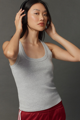 Shop Pilcro The Sunny Icon Tank By  Top In Grey