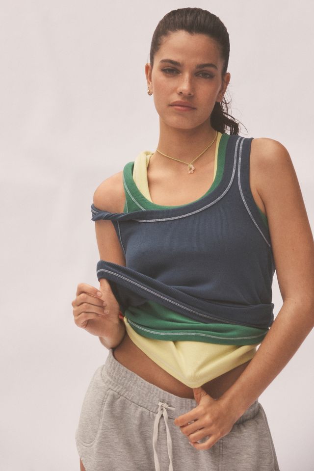 Pilcro Sunny Scoop-Neck Tank #1
